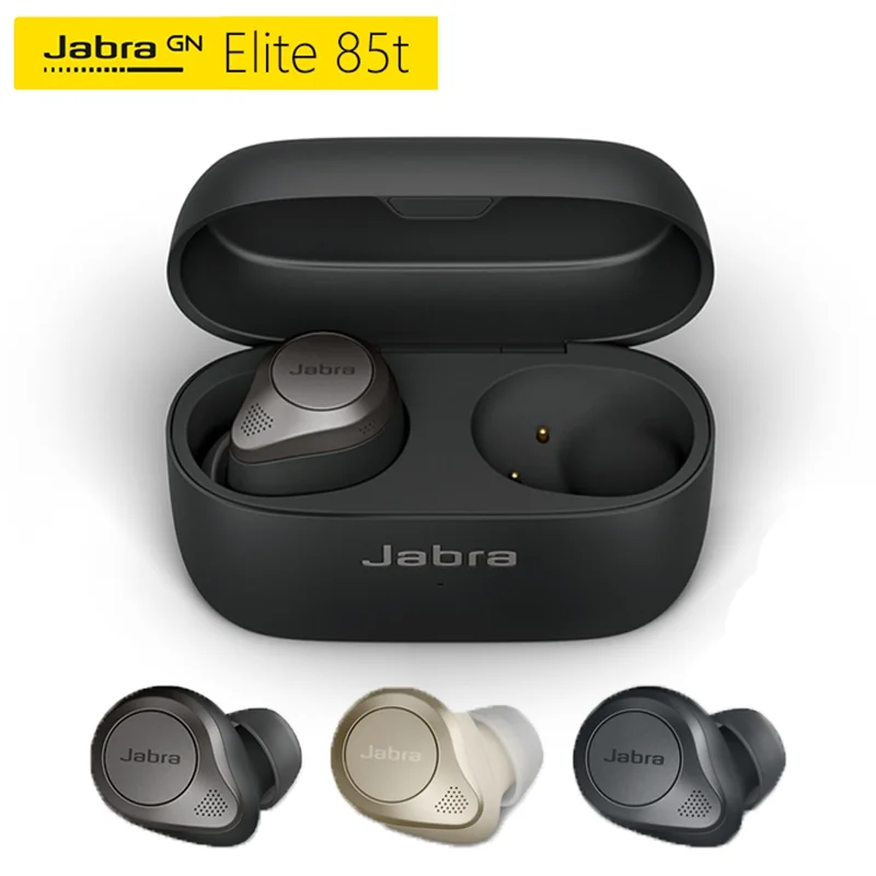

Оригинальные беспроводные Bluetooth наушники Jabra Elite 85t, Спортивная гарнитура с шумоподавлением, наушники для музыкальных игр Ipx4, водонепроницае...
