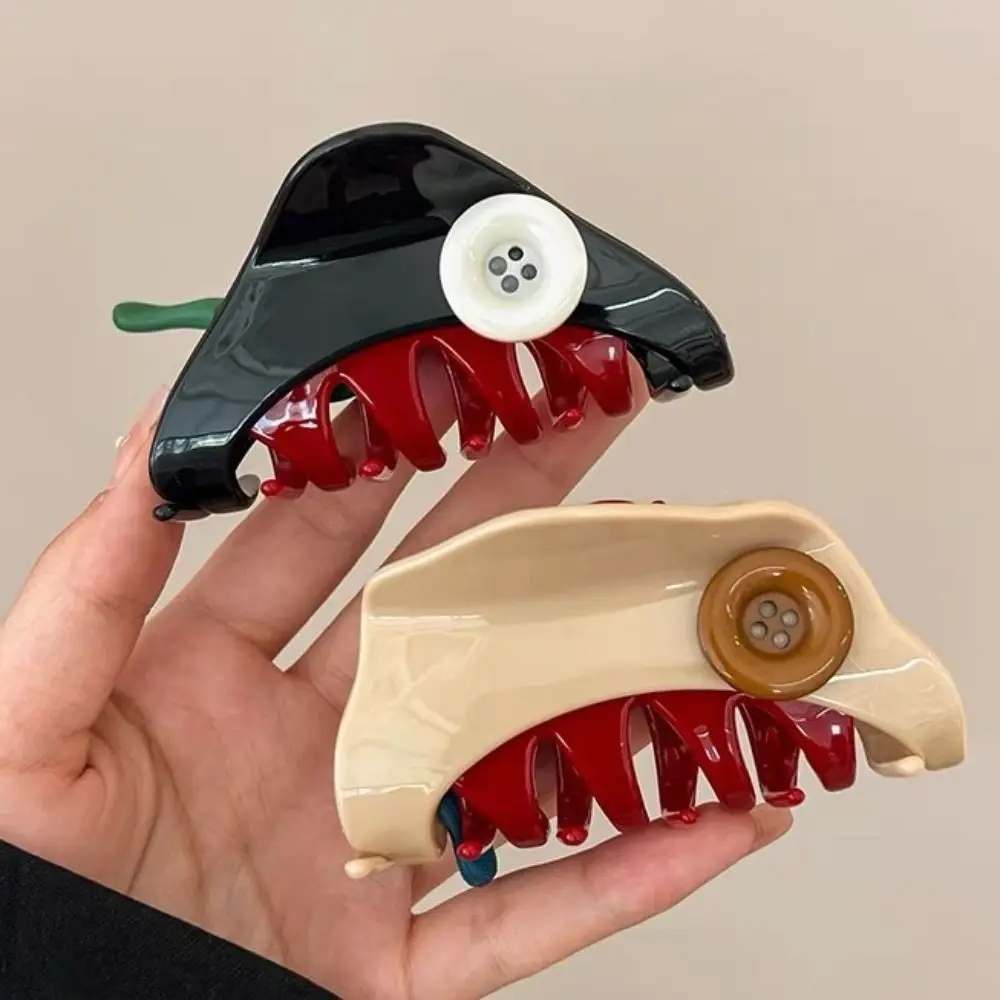 Корейский стиль креативная пуговица для волос коготь хвост шпилька модный