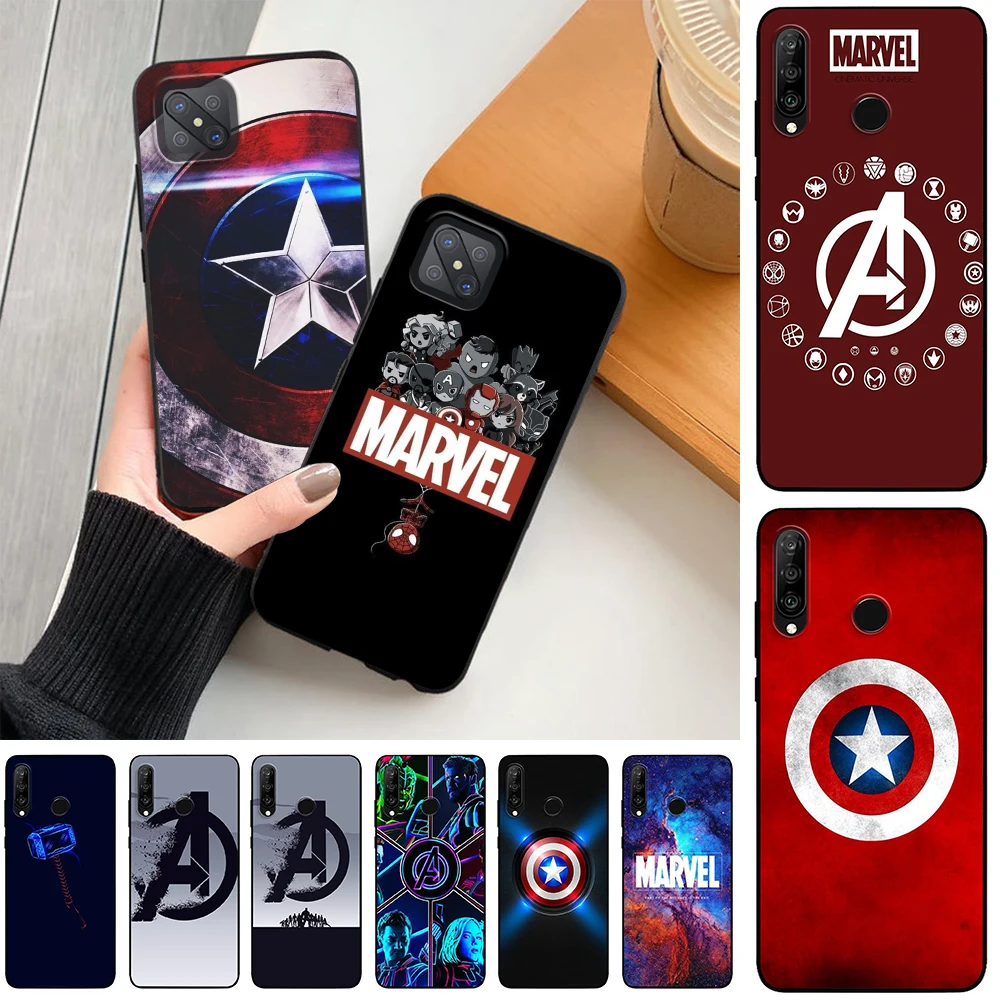 

Marvel avengers Logo Silicone Case for OPPO A3S 5S 7 8 9 15 16 32 33 35 36 52 53 55 54 57 59 73 75 91 93 94 95 Back Cover