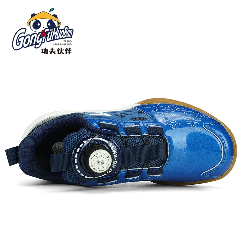 Teenager Tennis Shoes Children's Table Tennis Shoes Boys and Girls Fast Lacing Indoor Training Badminton Shoes Sneakers