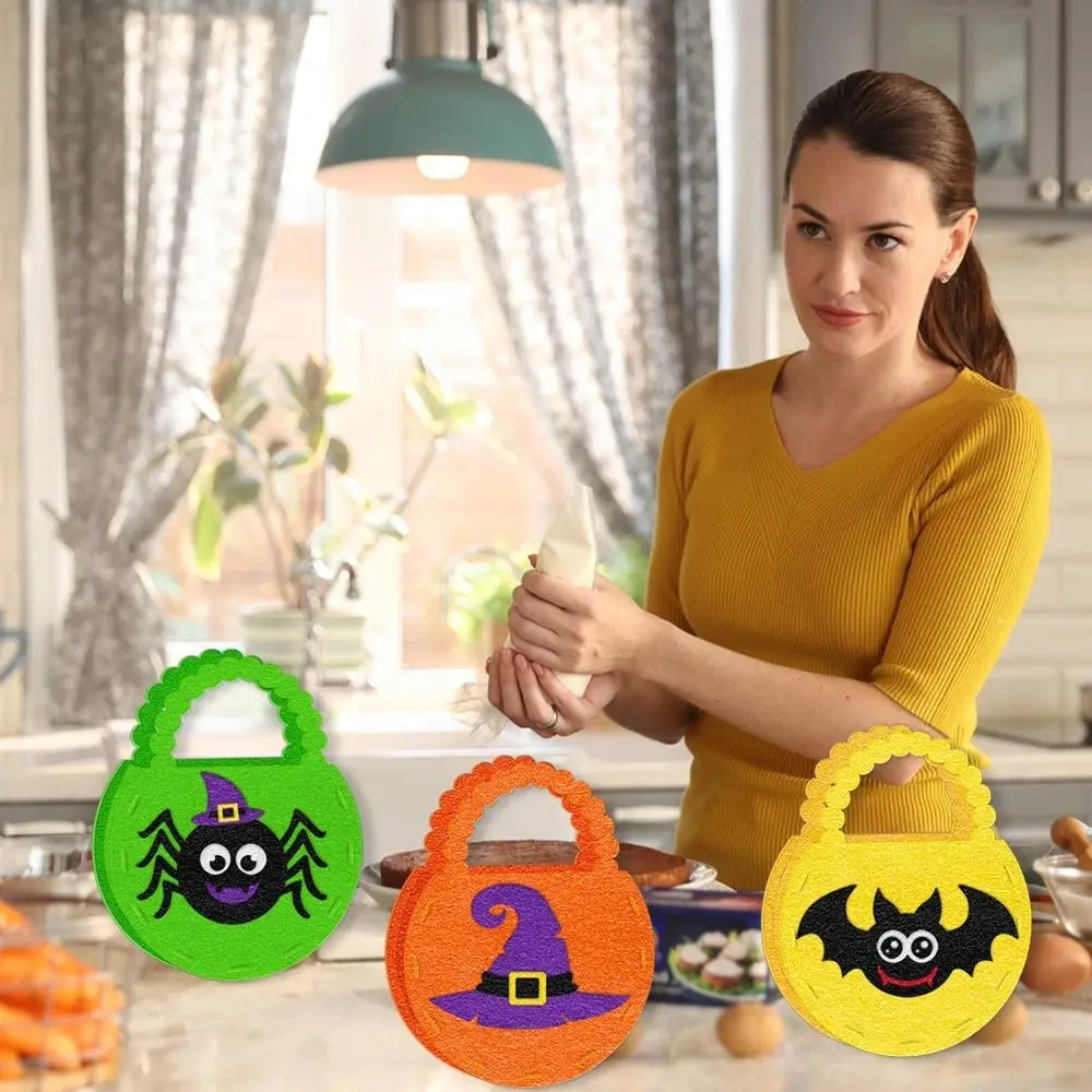 Креативная забавная сумка-тоут на Хэллоуин летучая мышь тыква изысканная