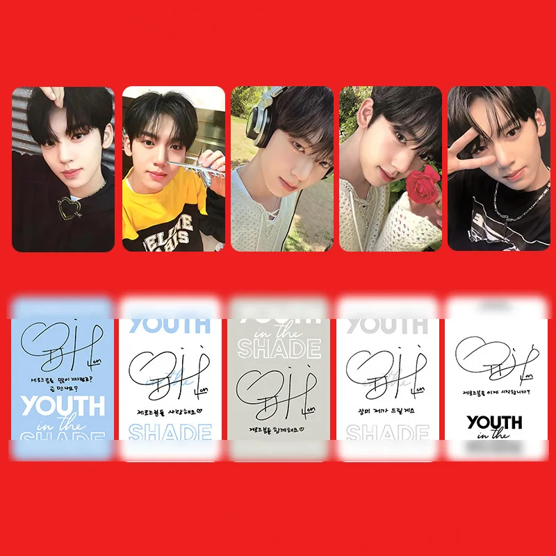 

ZB1 KPOP 5pcs/set Boy Album Lomo Card ZHANG HAO RICKY KIM TAILAI KIMGYUVIN Postcard Collection Gift Card Photo Card
