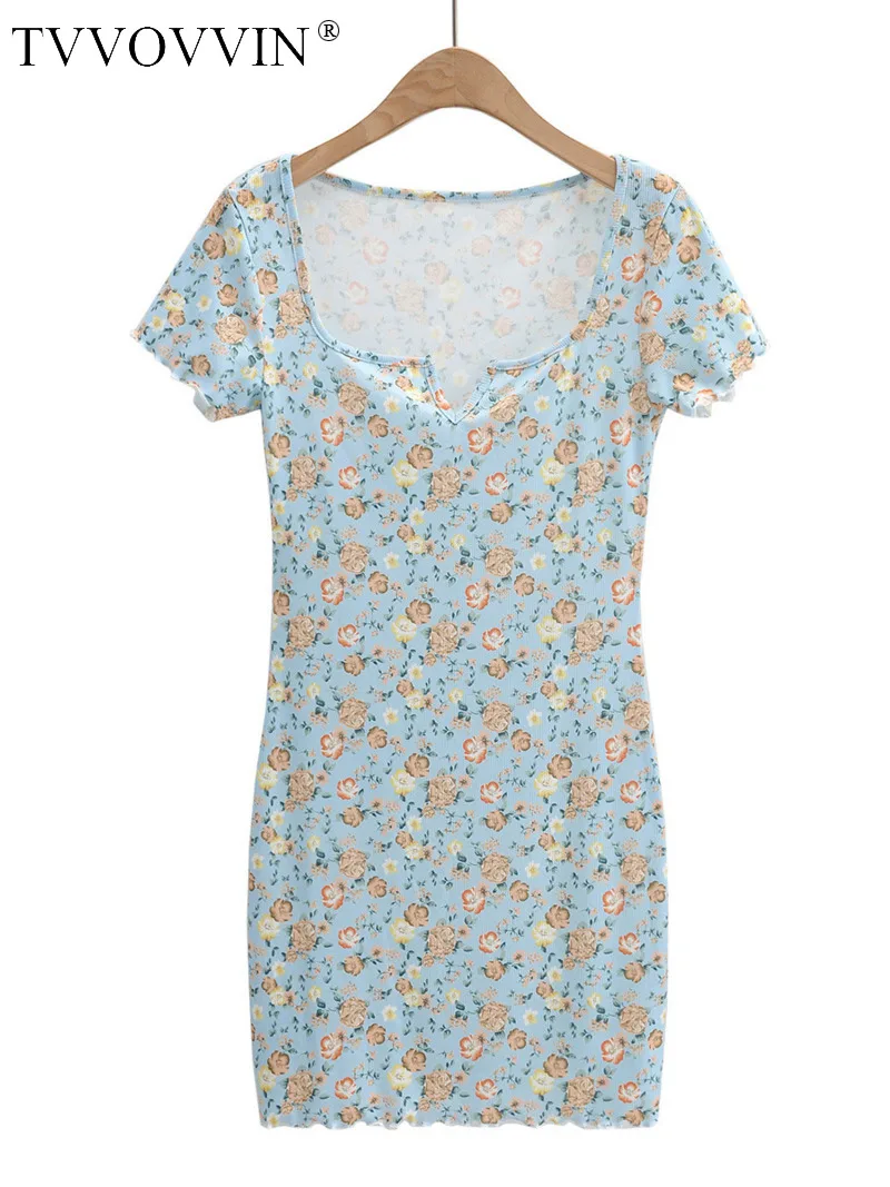 

Женское Хлопковое платье-футболка тввовина, с коротким рукавом