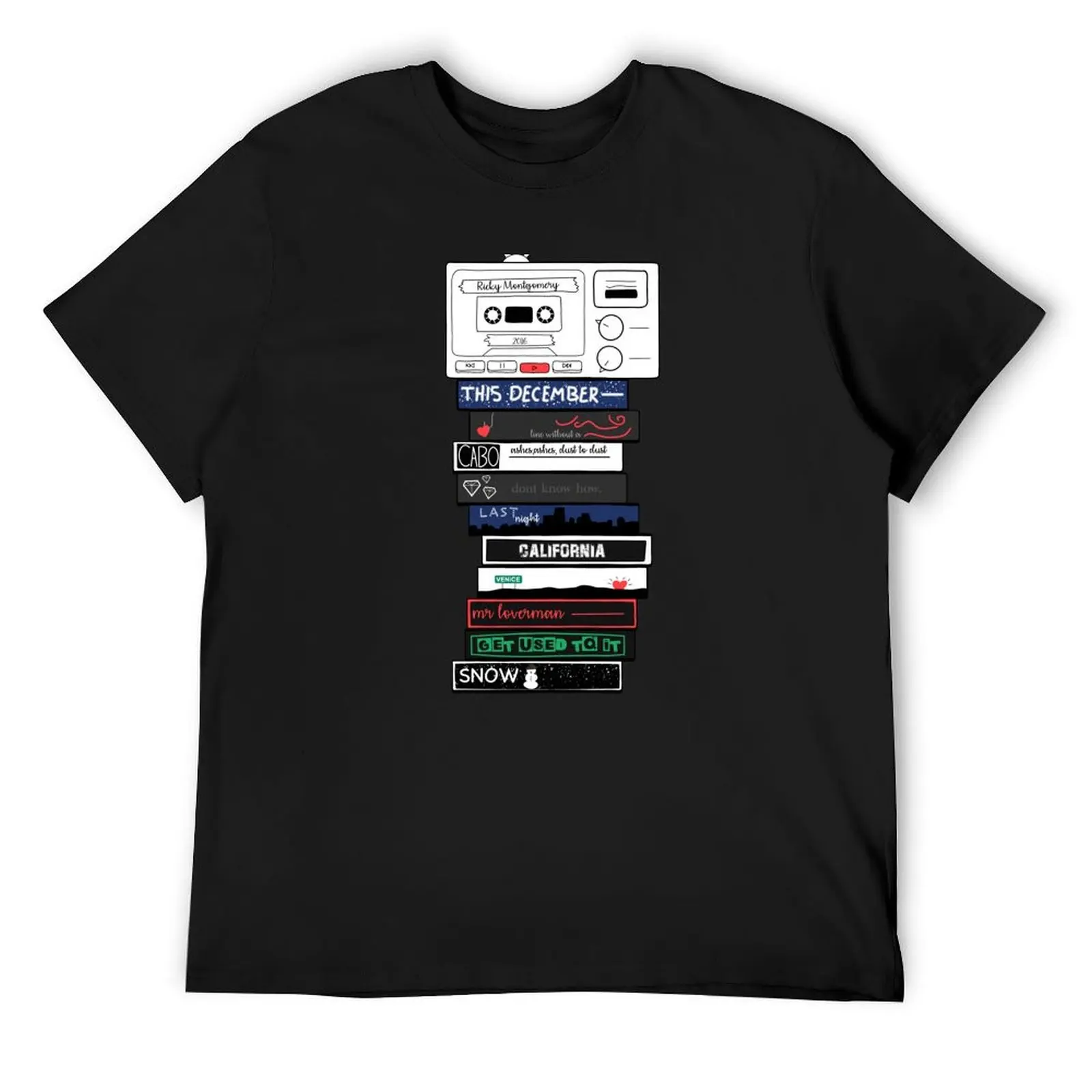 Футболка Ricky Montgomery Album Mix Tape одежда в стиле аниме рубашка на заказ футболки для