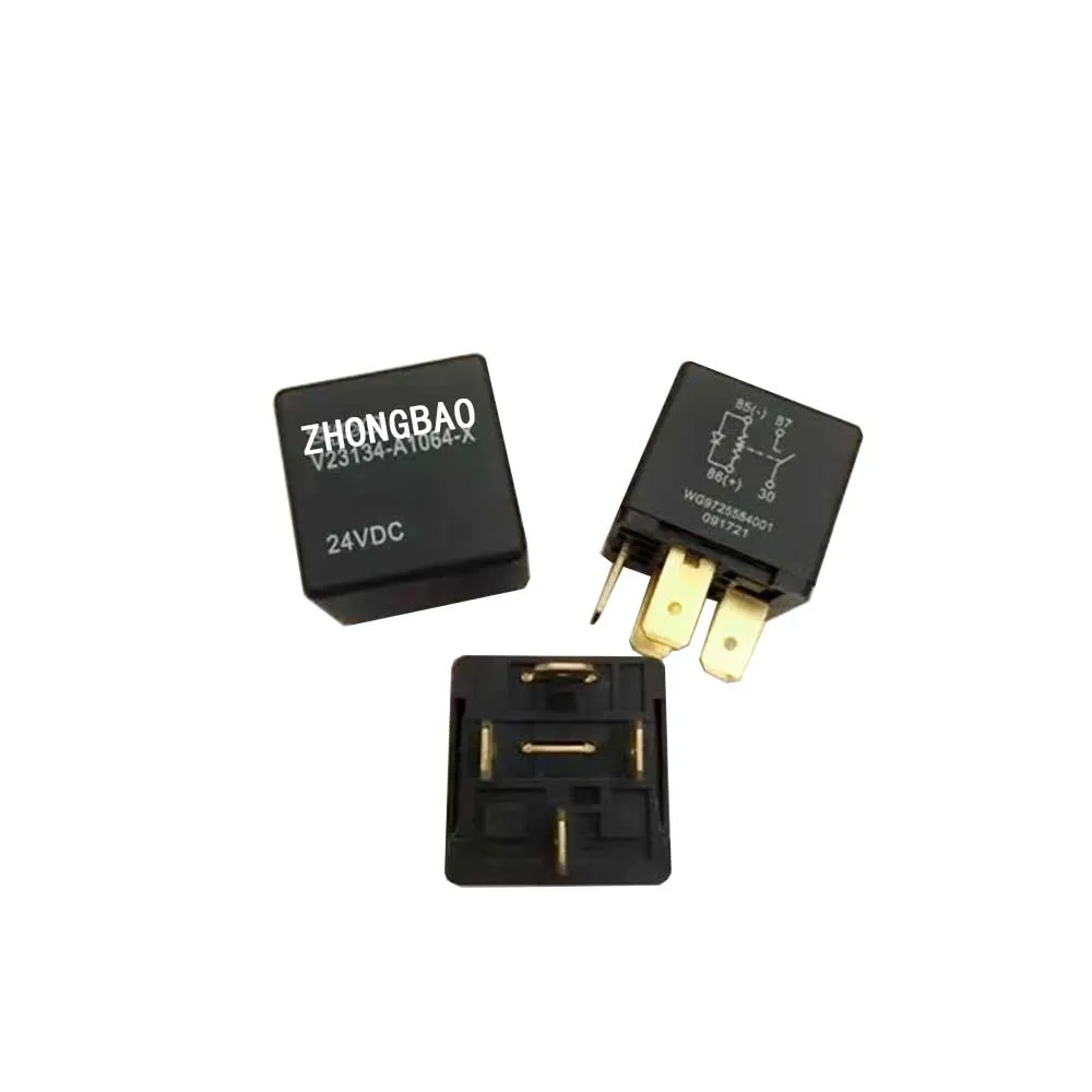 

V23134-A1064-X automotive high power relay 4 feet DC24V 30A spot can be shot straight