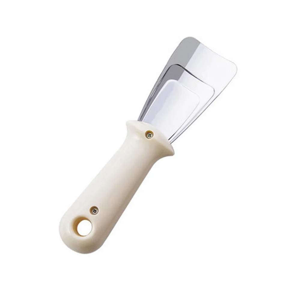 

1Pc Stainless Steel Ice Removal Shovel Refrigerator Ice Scraper Defrost Shovel Deicing Scoops Beige