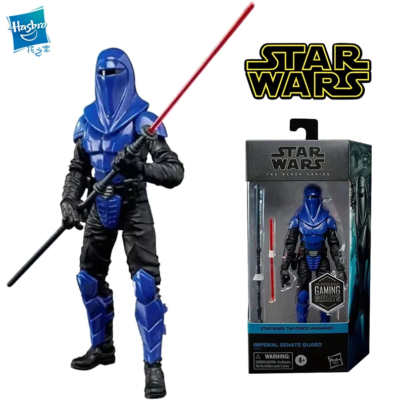 

16Cm Hasbro Star Wars The Black Series The Force Unleashed Imperial Senate Guard Action Figure Model child Birthday Gifts Toys