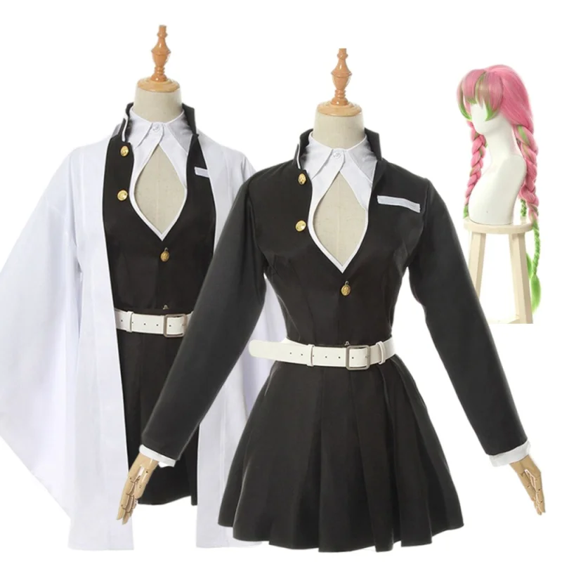 

Adult Kids Demon Slayer No Yaiba Anime Kimono Kanroji Mitsuri Cosplay Costume