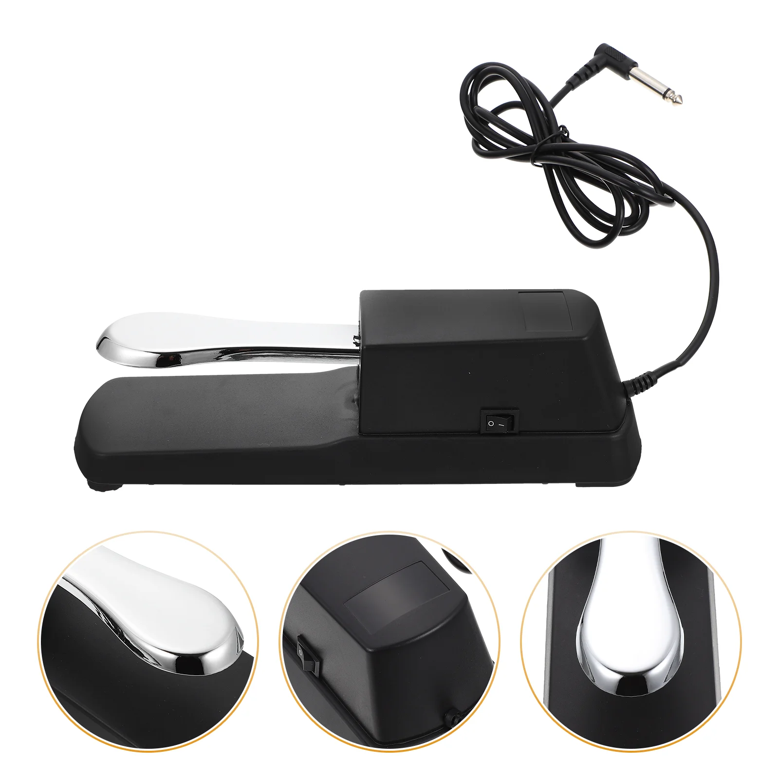 Педаль фортепиано портативная клавиатура Sustain аксессуары электронная ножка абс