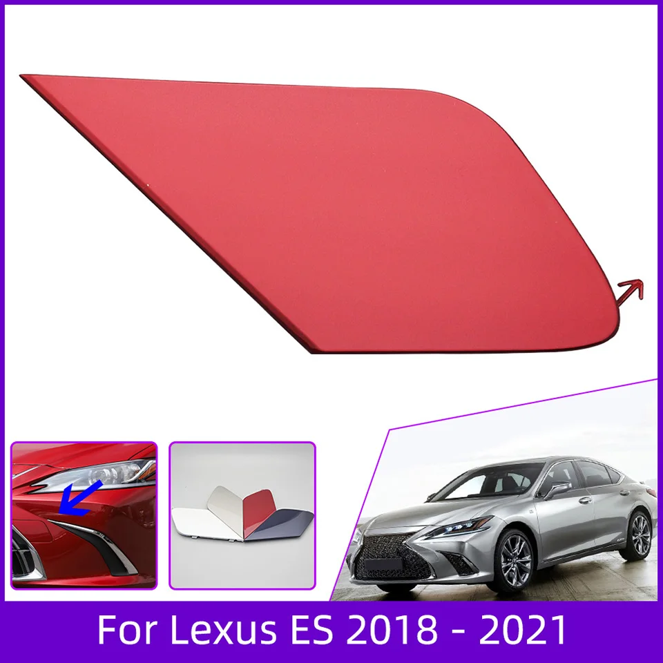 

Front Bumper Tow Hook Cover Cap For Lexus ES ES200 ES250 ES260 ES350 ES300H 2018 2019 2020 2021 Front Bumper Trailer Tow Lid Eye
