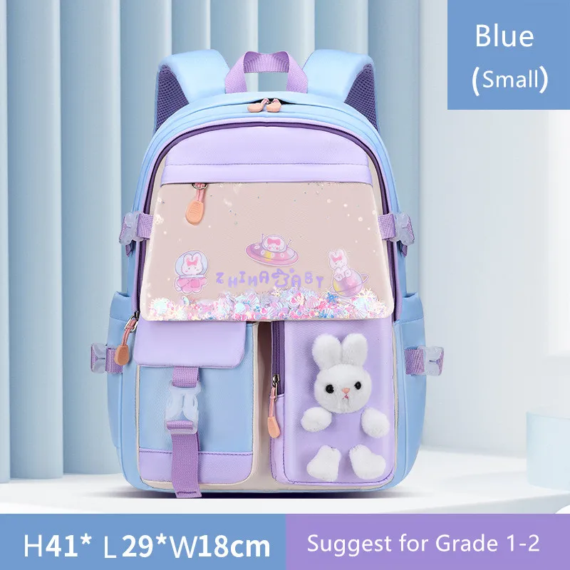 Милый Водонепроницаемый Школьный Рюкзак Для Девочек С Несколькими Карманами
