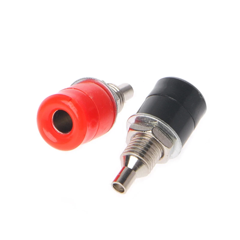 

10 Pcs 5 Color 4mm Female Banana Plug Socket Connector Binding Post Terminal