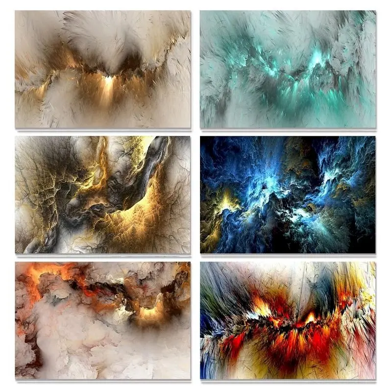 

GATYZTORY Framed Oil Painting By Numbers Abstract Picture By Number Diy Gift HandPainted Artcraft On Canvas For Home Decor