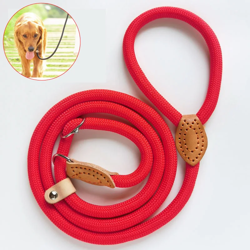 

Dog Leash Nylon Pet Lead Leash Adjustable Dog Harness Durable Rope Belt Lightweight Walking TraininAg Accessories Dog Supplies