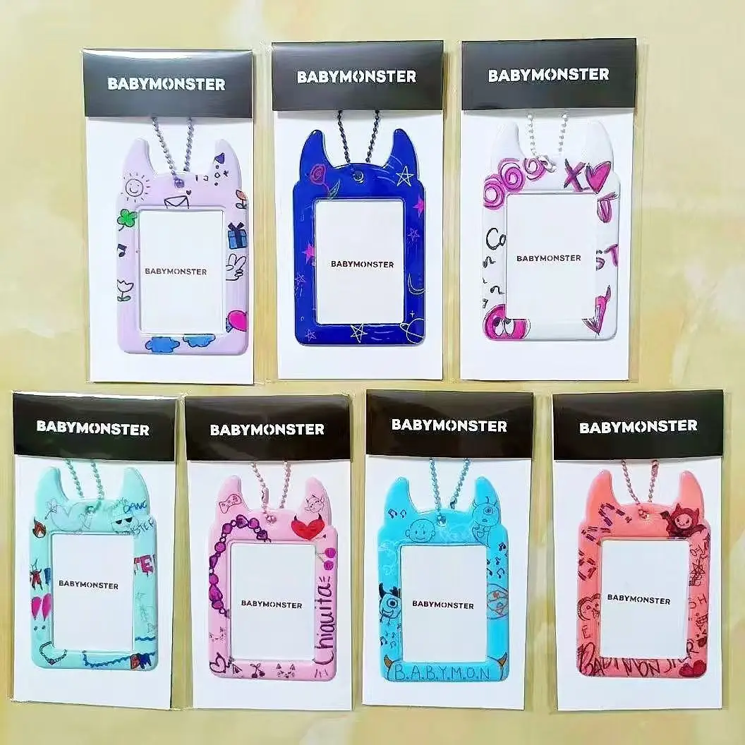 KPOP BABYMONSTER INS стильный брелок креативные бусины цепочка автомобильный кулон AHYEON RAMI
