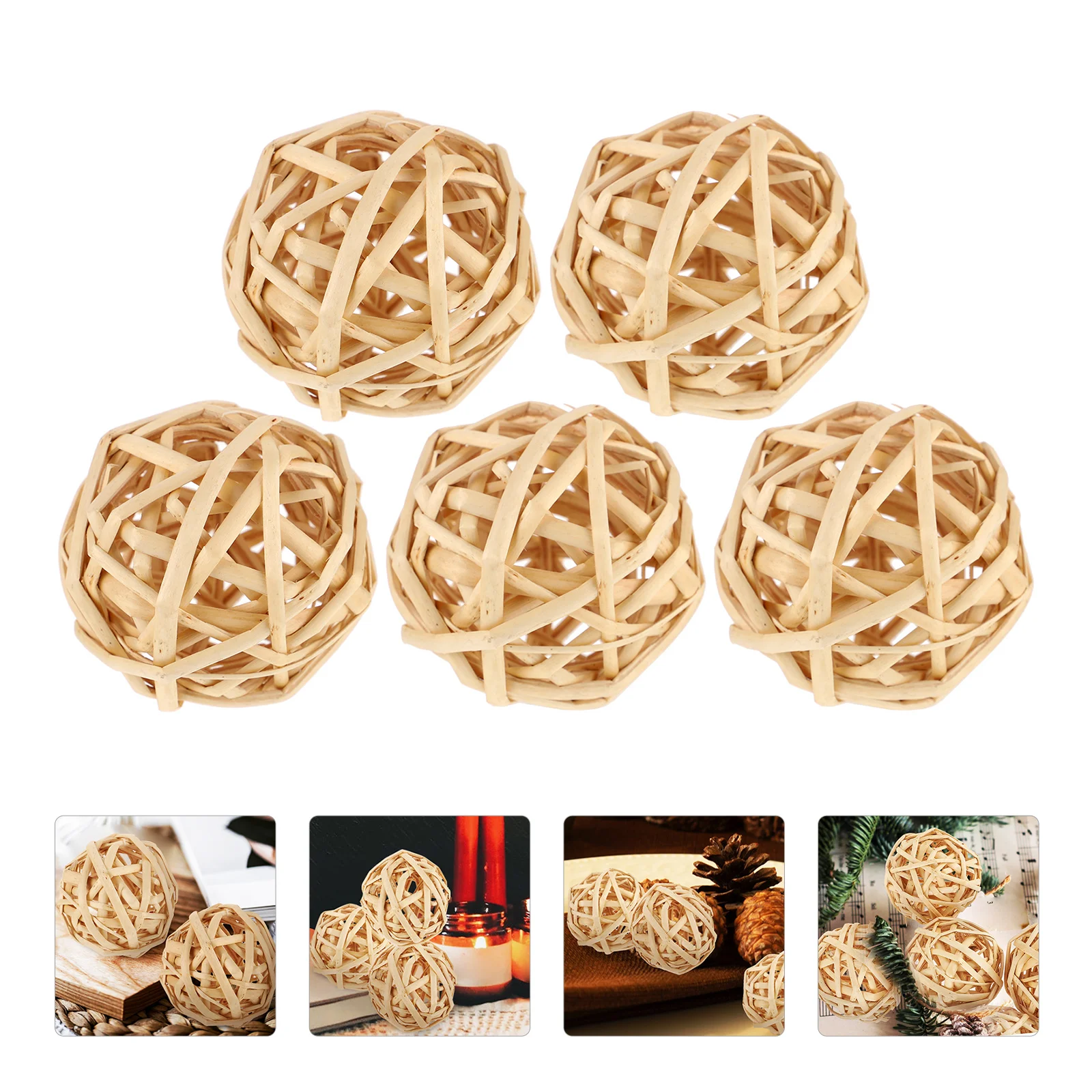 

Takraw Decoration Rattan Ball Party Balls Craft Woven Scene Layout Weaving
