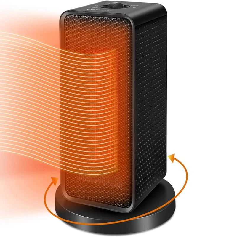 

Household Vertical Shaking Head Heater Fan PTC Heater Fast Heat Silent Heater Portable Heater