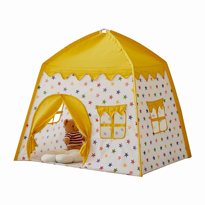 

Game House Portable Collapsible Princess Castle Children Tent Birthday Holiday Gifts for Boys and Girls Kids Play Tent for Baby