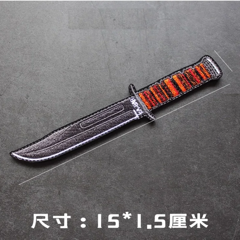 Качественный миниатюрный вышитый волшебный значок Kaba KA-BAR креативный морской