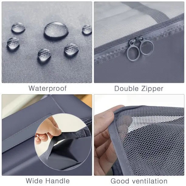 Packing Cubes for Suitcase - 8 Pcs Travel Packing Cubes Lightweight Suitcase Organizer Bags Set