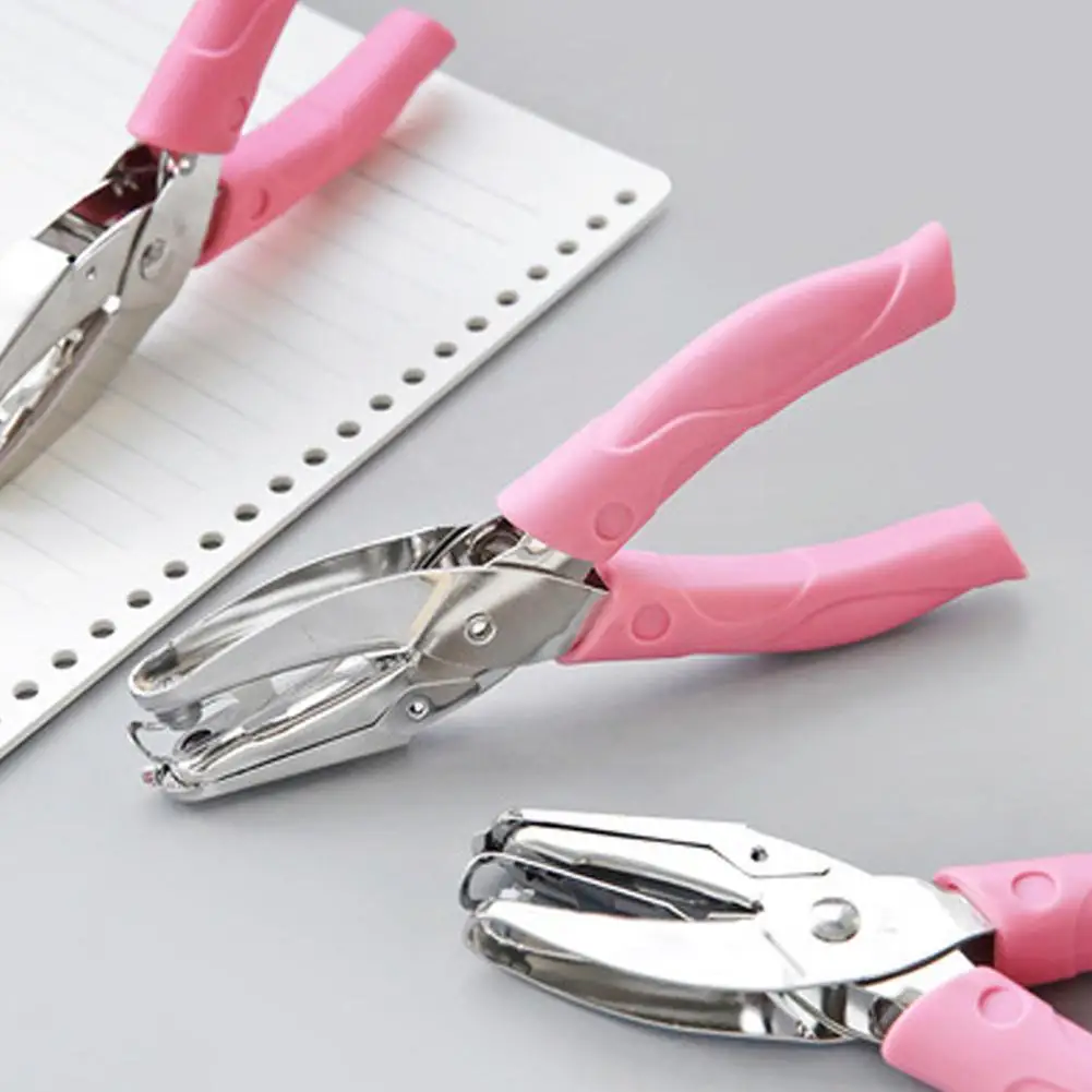 

1pcs Metal Paper Cards Hole Punch Circle Shape Single Hole For Scrapbook Notebook Greeting Office Stationery Punching Machi J8b2