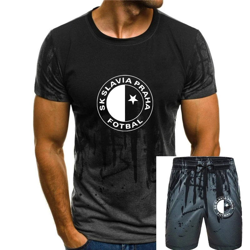 

Bitter Cooffee New Sk Slavia Praha T Shirt Czech Republic Prague 100% Cotton Quality Print T-Shirt For Men Plus Size S-5xl