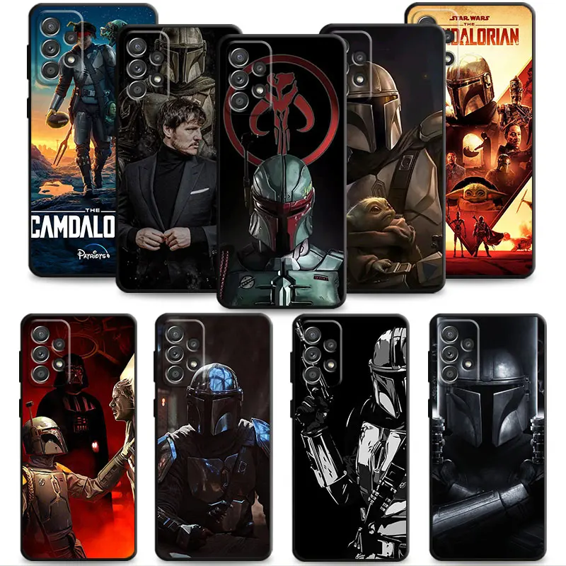 

Phone For Samsung Galaxy A73 A72 A53 A33 A32 A22 A13 A21s A12 A31 A51 A52 A71 A41 A23 A11 Cellular Case Disney Mandalorian Mask