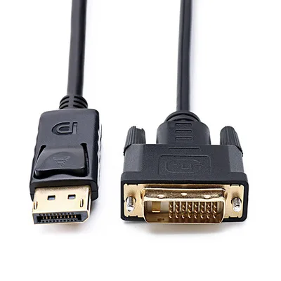 

Displayport DP to DVI Cable 6 Feet/1.8m Gold Plated Connector Free Driver for Windows 7 8 10 for Mac OS PC Comptuer HDTV Monitor