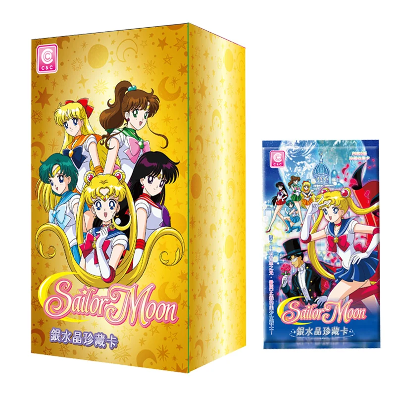 

Original Sailor Moon 25th Anniversary Full Set of Japanese Cartoon Anime Characters Flash Cassi SR Rare Collection Card Toy Gift