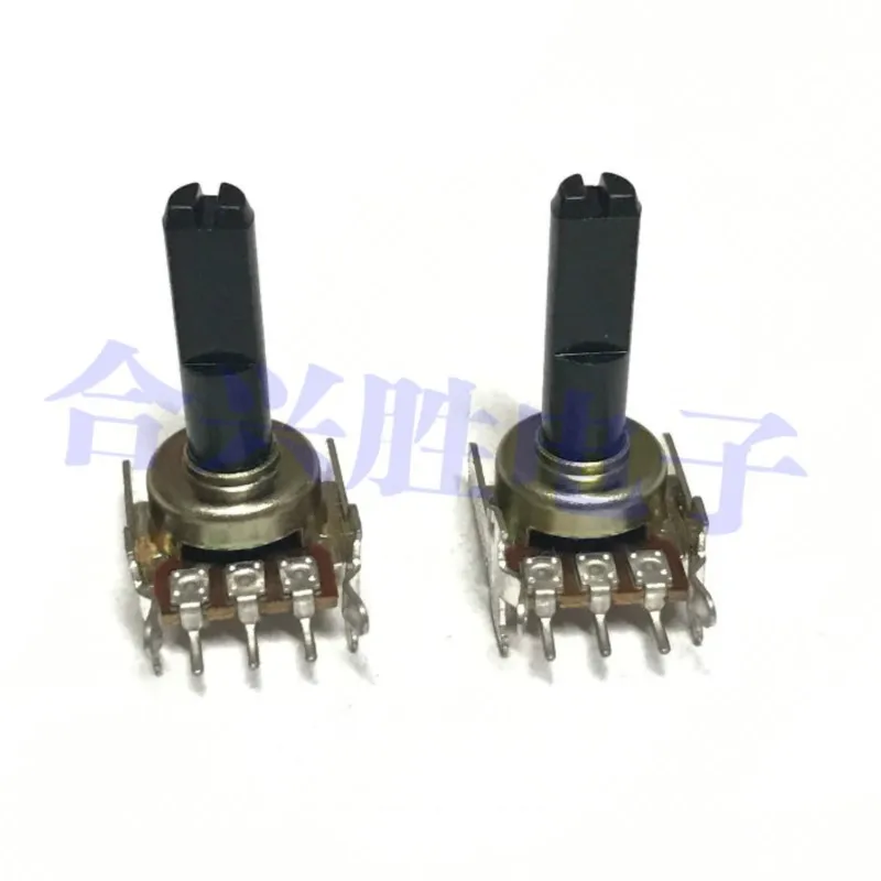 1 шт. 121-поворотный потенциометр одинарный B10K со средней точкой усилитель