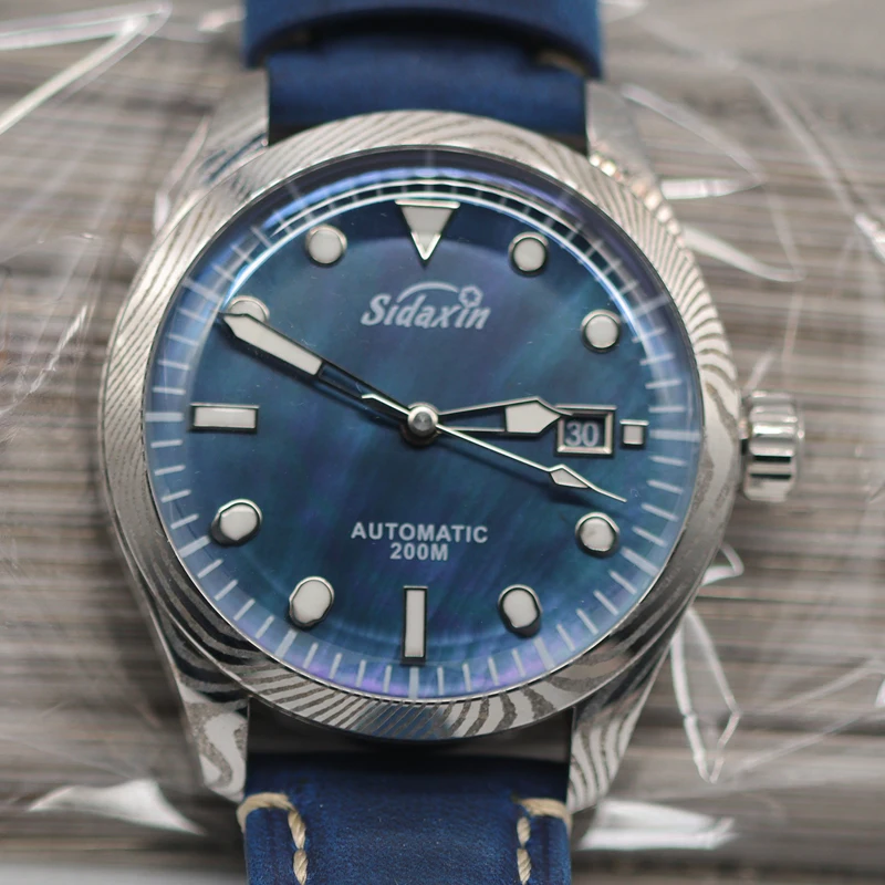 SIDAXIN мужские дайверские часы 40 мм винтажные автоматические механические
