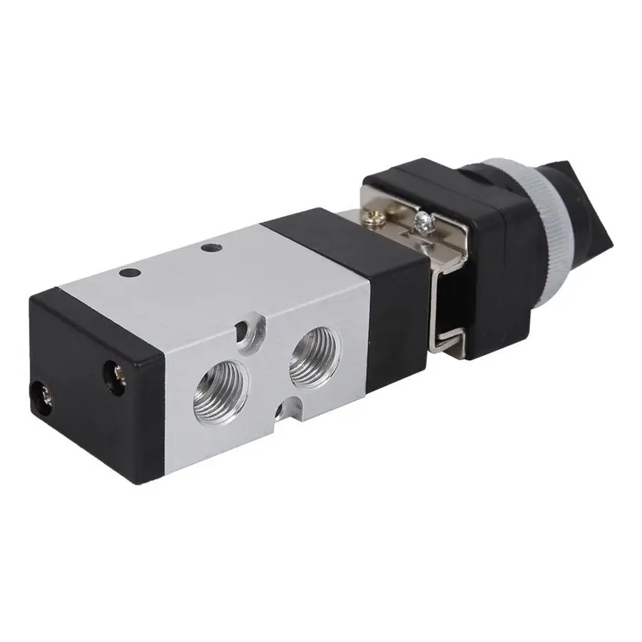 MSV86522-TB 2-Position 5-Way Mechanical Button Valve Switch for Pneumatic System | Обустройство дома