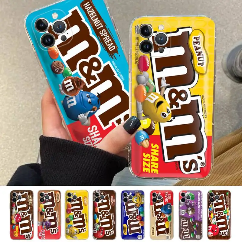 

Chocolate Beans Phone Case Silicone Soft for iphone 14 13 12 11 Pro Mini XS MAX 8 7 6 Plus X XS XR Cover