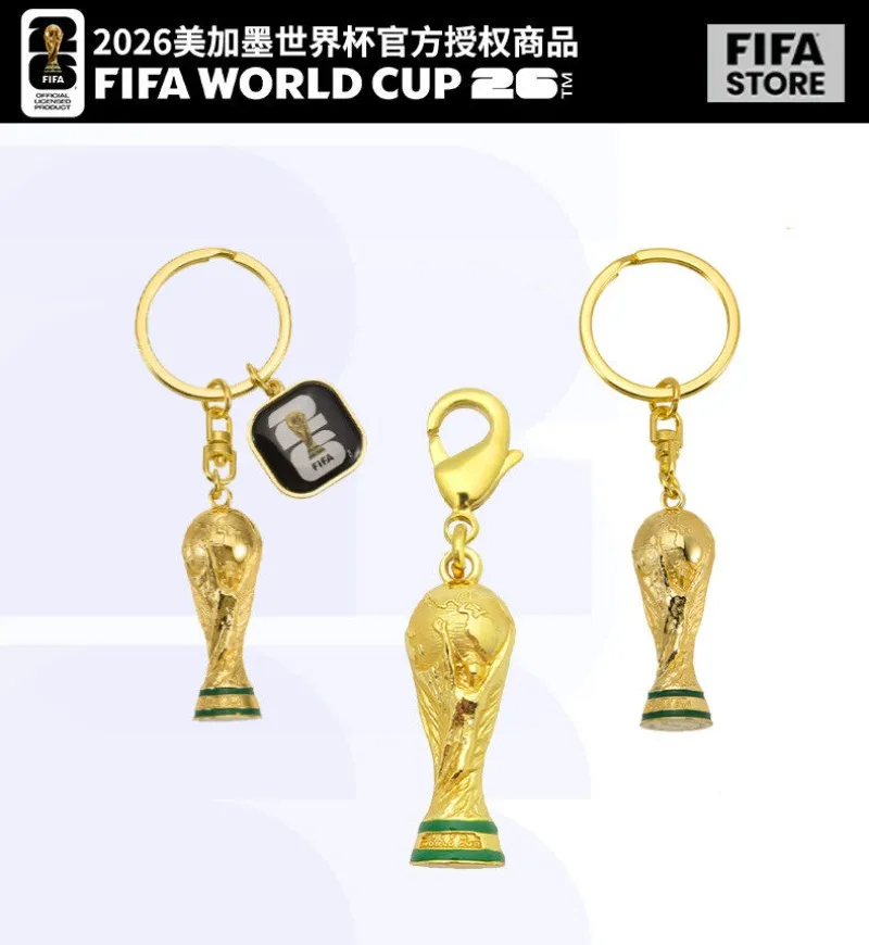 Фото Официальный брелок-кулон FIFA 2026 с трофеем Чемпионата мира, аутентичный сувенир Чемпионата мира, подарок для футбольного фаната №2