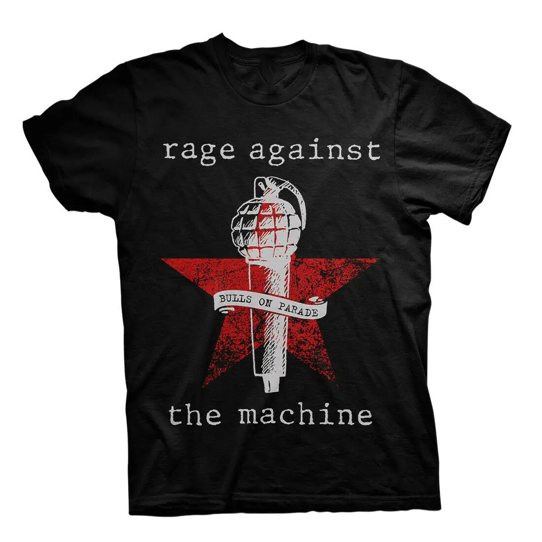 

Rage-Against-The-Machine T-shirt Men Black Vintage Reprint DA02543