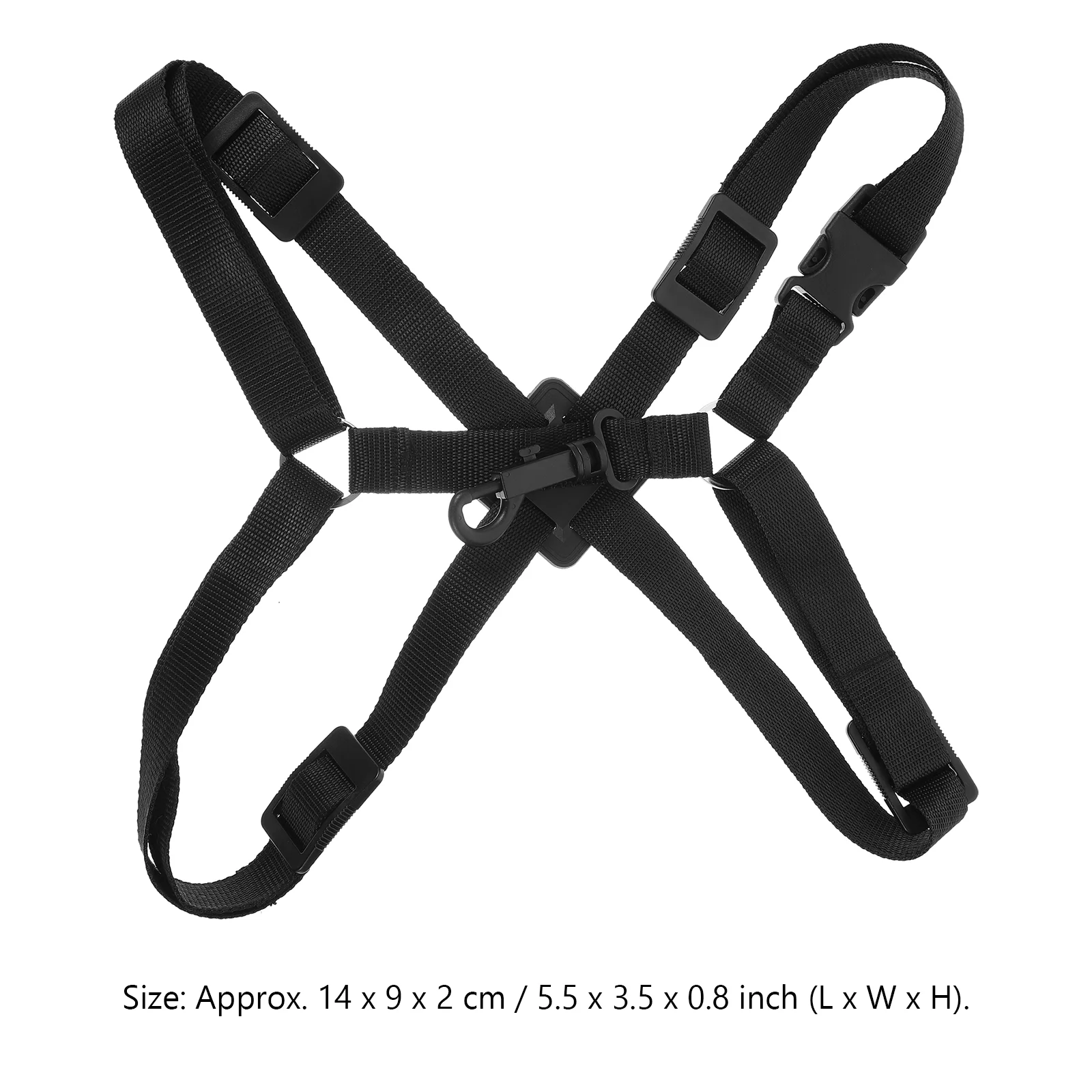 Регулируемый плечевой ремень для альт/тенора/Baritone саксофона (черный) Ремень