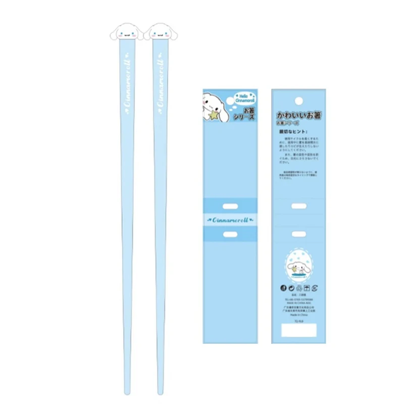 Милые портативные палочки для еды Hello Kitty Sanrio Kuromi Cinnamoroll с героями мультфильмов