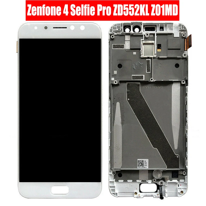 

Original For Asus Zenfone 4 Selfie Pro ZD552KL LCD Display Monitor Digitizer Assembly Touch Screen Z01MD LCD Screen with Frame