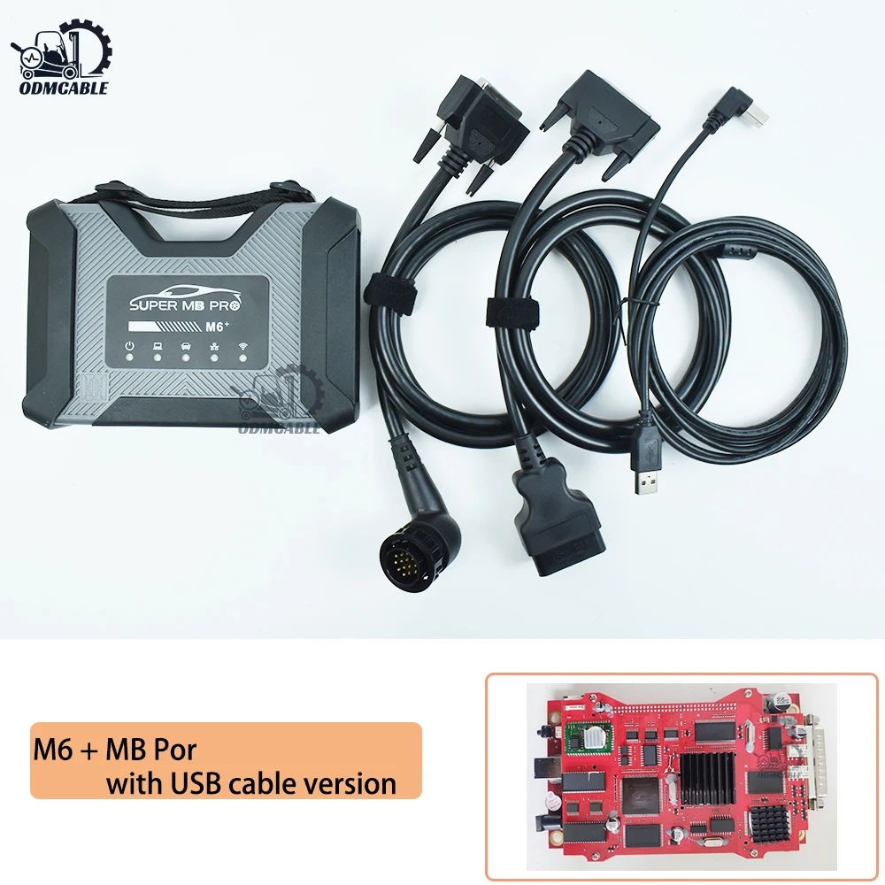 

Беспроводной диагностический сканер звезд SUPER MB PRO M6, инструмент для полной сборки, для автомобилей и грузовиков BENZ