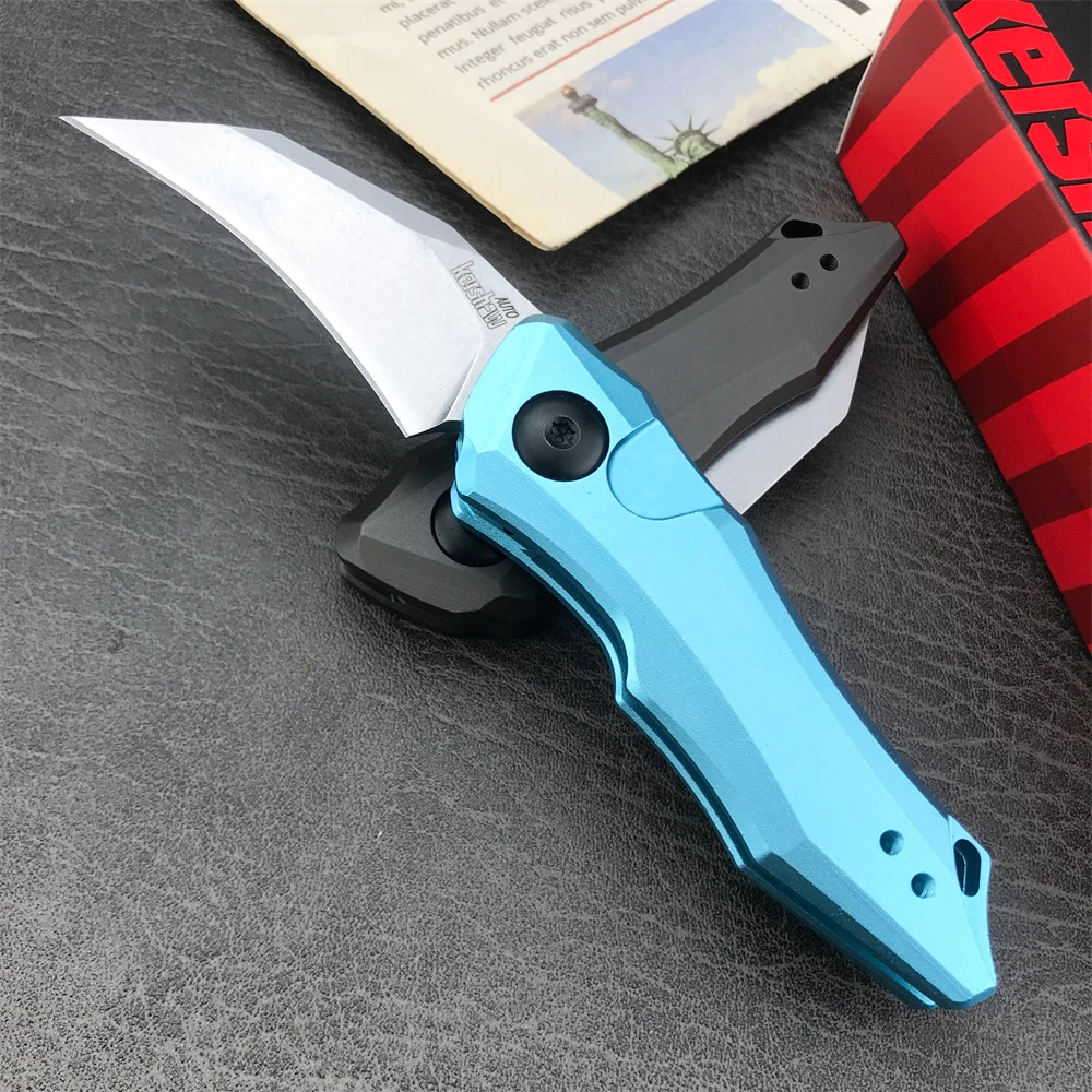 

Kershaw 7350 Launch 10 Folding Pocket Knife EDC Self defense 9Cr18 Blade Aluminium Alloy Handle Outdoor Survival 7250 Knife Tool