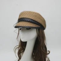 2022 new 100 lafite sunshade hat womens fashion hat gauze sunscreen hat street hat spring and summer straw hat