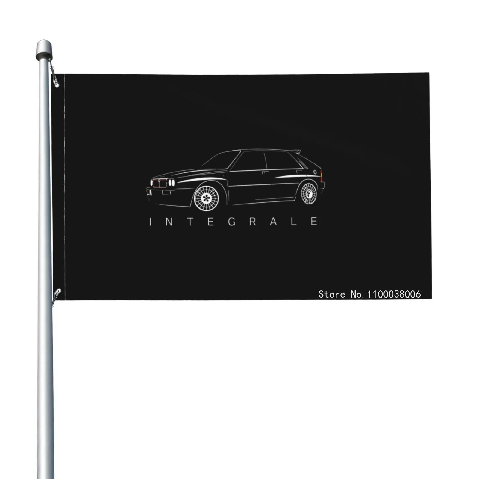 Lancia Delta Integrale ралли турбо флаг баннер для вечеринки украшение дома из полиэстера