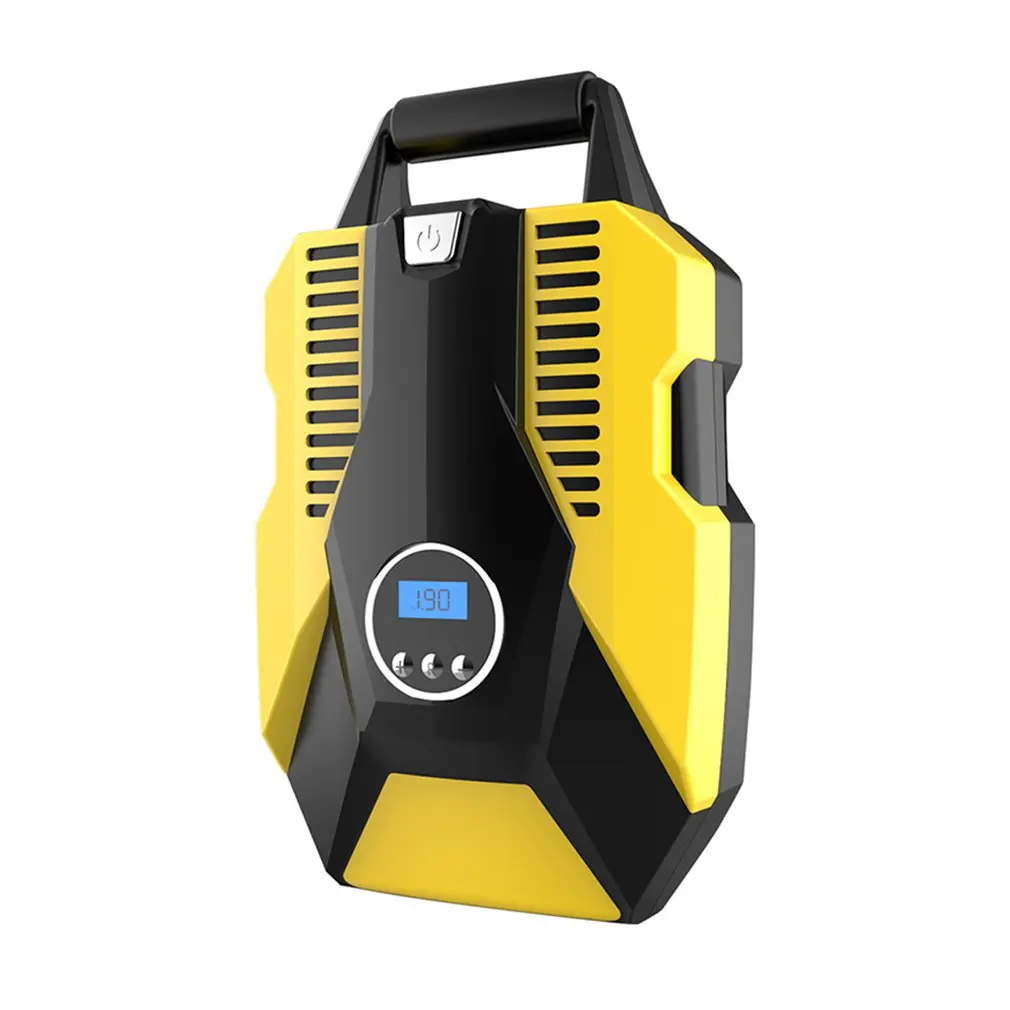 

Car Air Pump Double Cylinder Household 12V Electric Pump Portable Emergency Tire Car Pump Digital Display