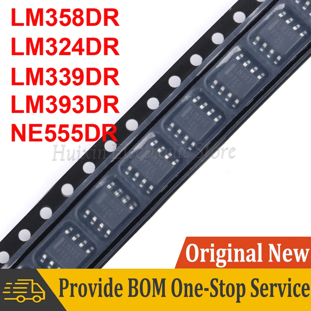 

20pcs LM358 LM393 LM339 LM324 NE555 SOP SMD LM358DR LM324DR LM339DR LM393DR NE555DR IC In Stock NEW original IC