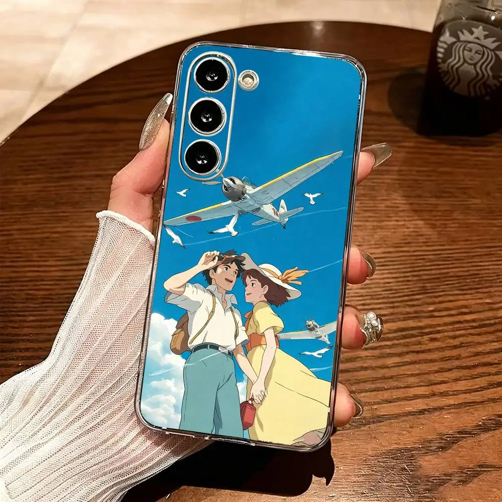 Фото Чехол для телефона Amine The Wind Rises, прозрачный силиконовый мягкий чехол для Samsung A10,12,20,21S,30,31,40,50,51,52,70,71 №2