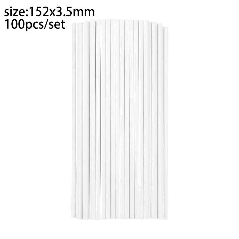

Бумажные палочки для леденцов белые 8/10/15/20 см