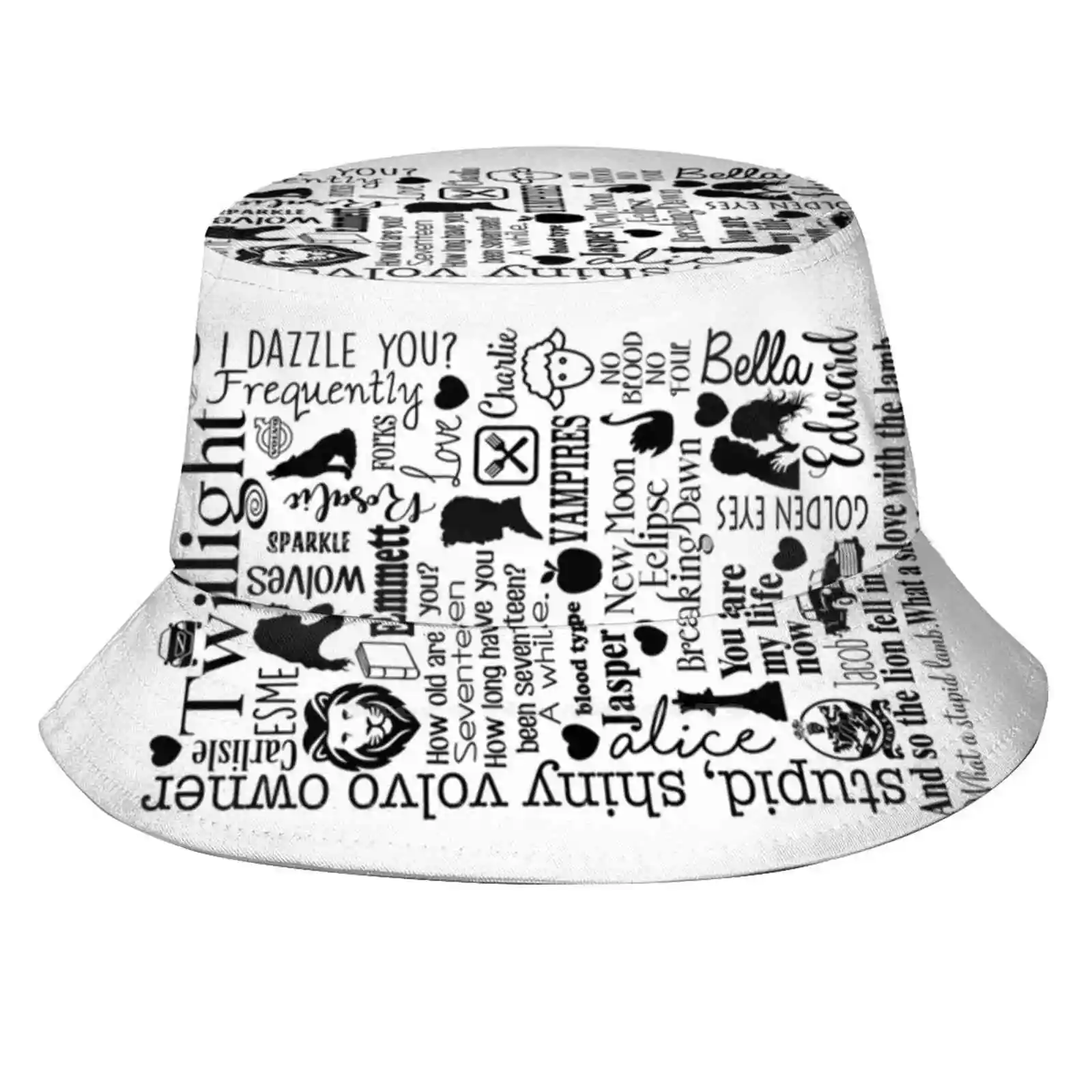 

Сумерки тематические суб-путь арт графический узор дизайн Печать Путешествия Панама Шляпы Эдвард Каллен Bella Лебедь Новая Луна Рассвет