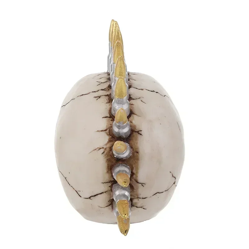 Голова черепа из смолы VILEAD 15 см с пулей ручная работа индивидуальное украшение