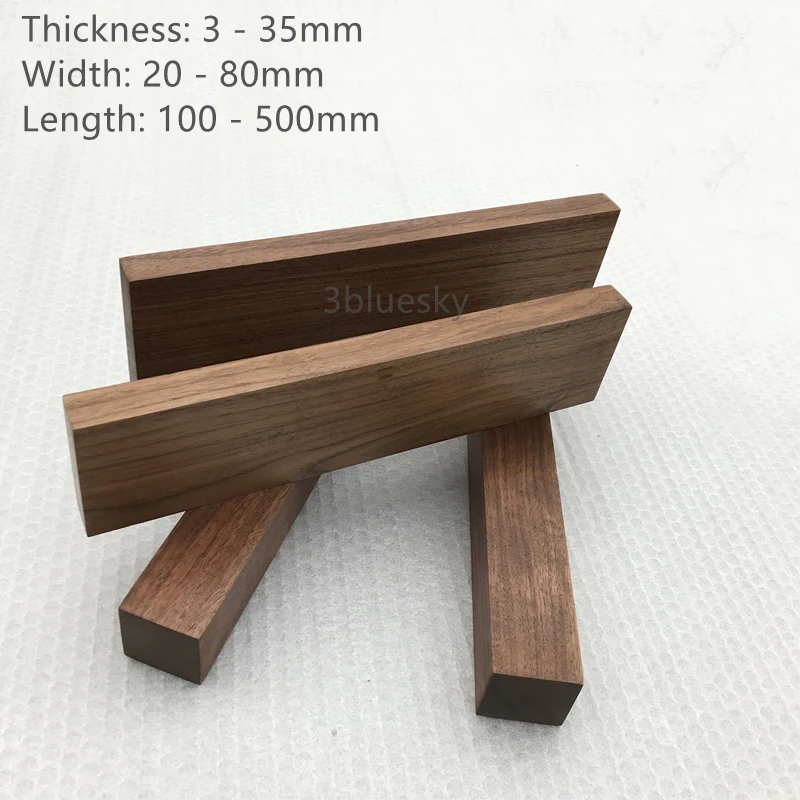 

Custom Natura American Black Walnut Wood Slats Bar Material 25mm 28mm 30mm 35mm 40mm 45mm 50mm 60mm 80mm x 100 - 500mm