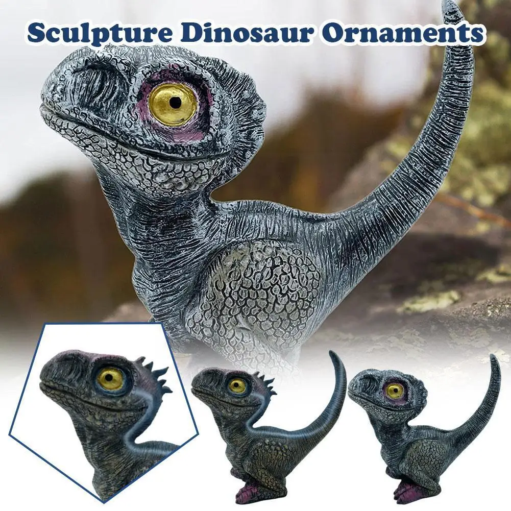 

Resin Sculpture Dinosaur Decoration Desktop Collection Bedroom Decoration Garden Office Wholesale Manufacturers Crafts Gard U5D0